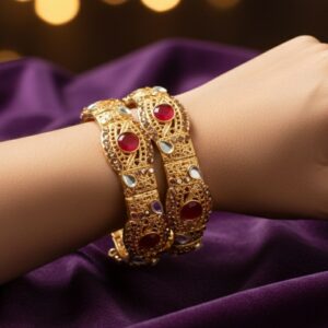 Luxury Cuff Bracelet with Crystal Accents